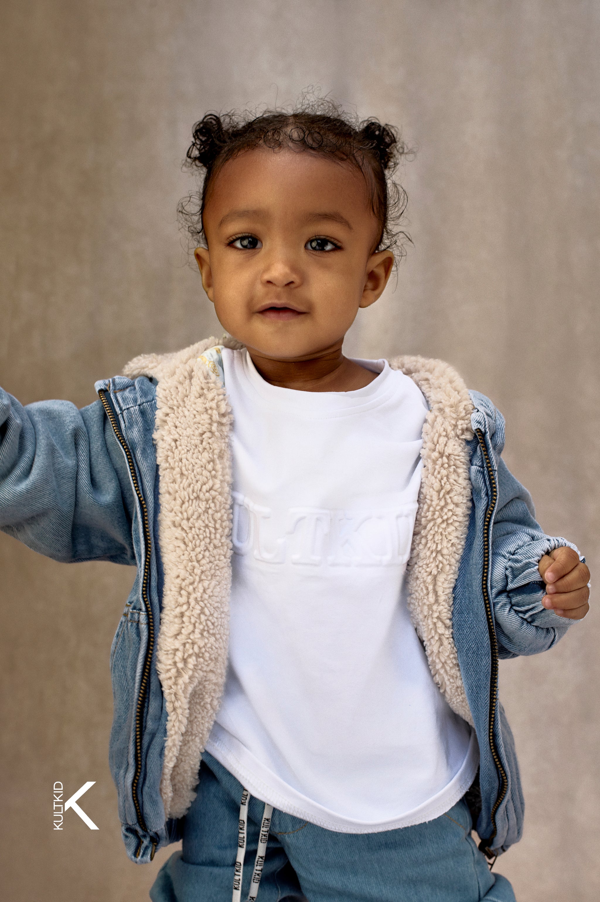 Chaqueta vaquera extragrande para niños Ropa de calle premium