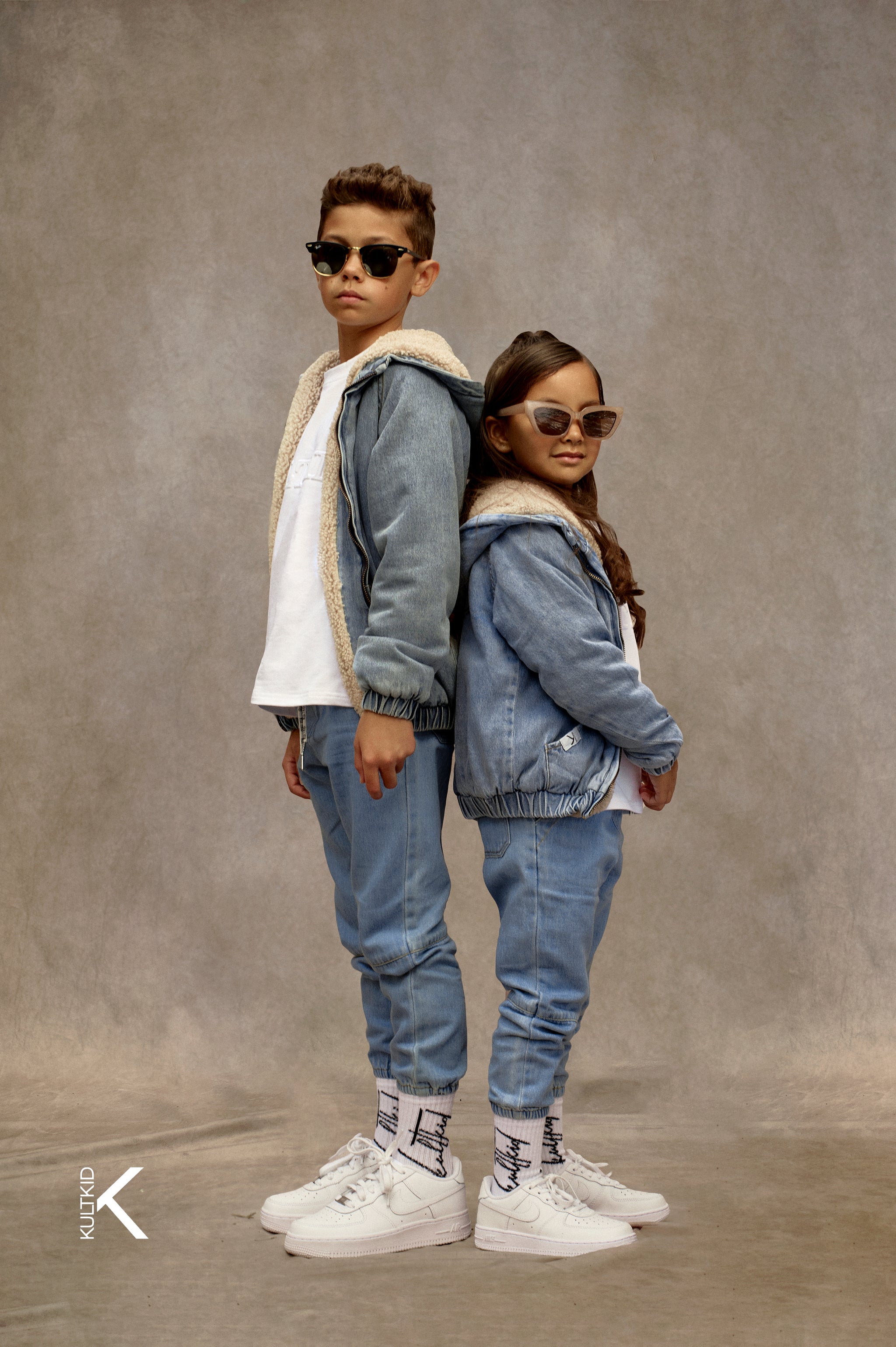 Kids Oversized Denim Jacket Kids Premium Streetwear KULTKID