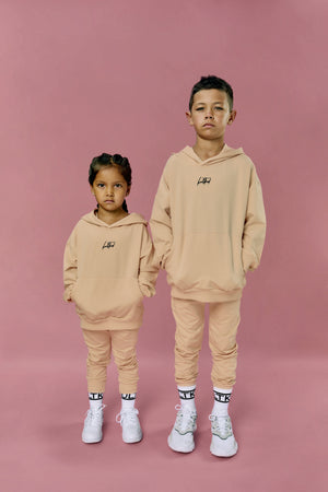 coolest yeezy style  oversized sweatsuit for little boys and girls